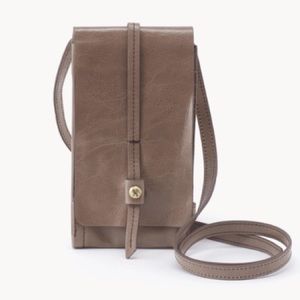 Hobo Crossbody Token Wallet (Brown)